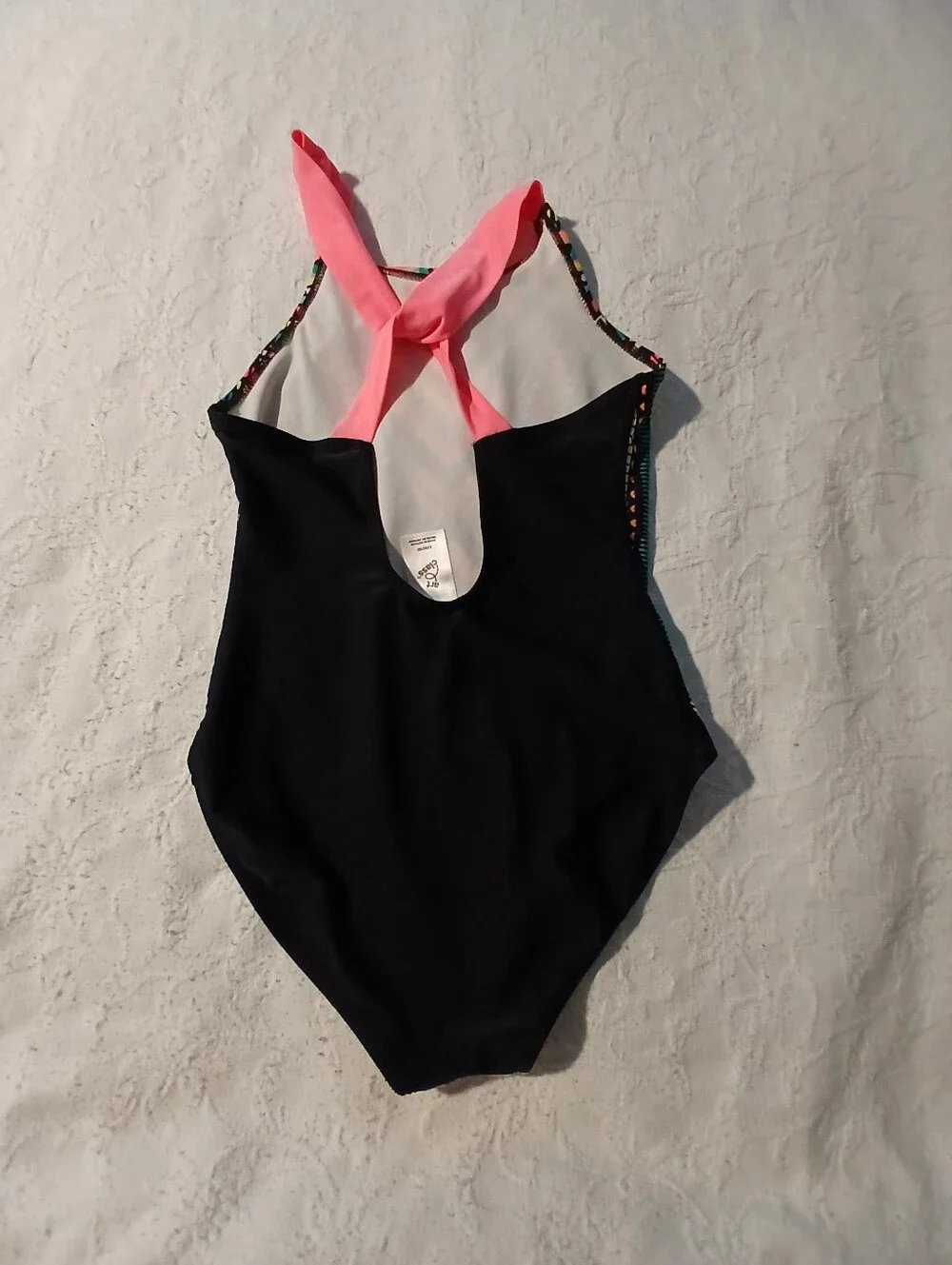 🚸Girls Swim Suits Bundle - Tropical Floral, Pineapple & Neon Prints SIZE 10/12